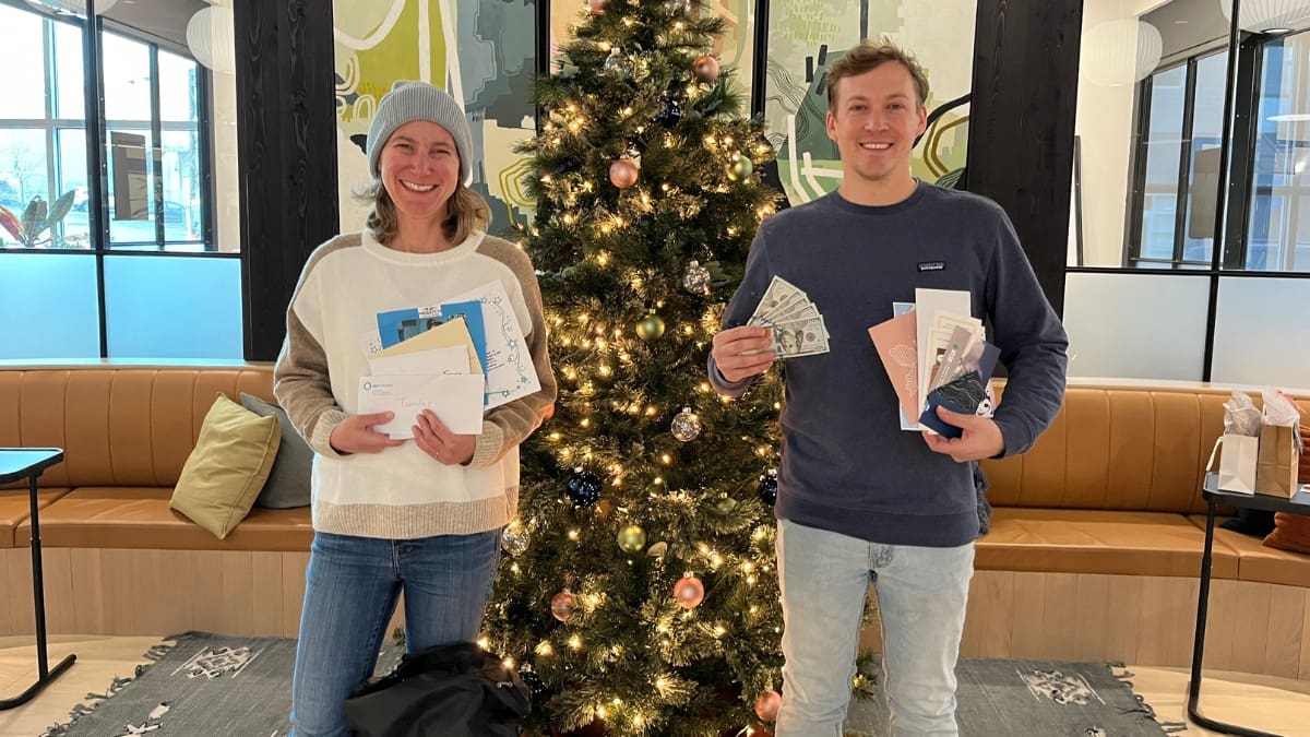 Keren Makuze chose the Family Package and Robert Houghtaling picked the Shoppers Package as winners of the 2023 TownLift Local Holiday Shopping Spree.