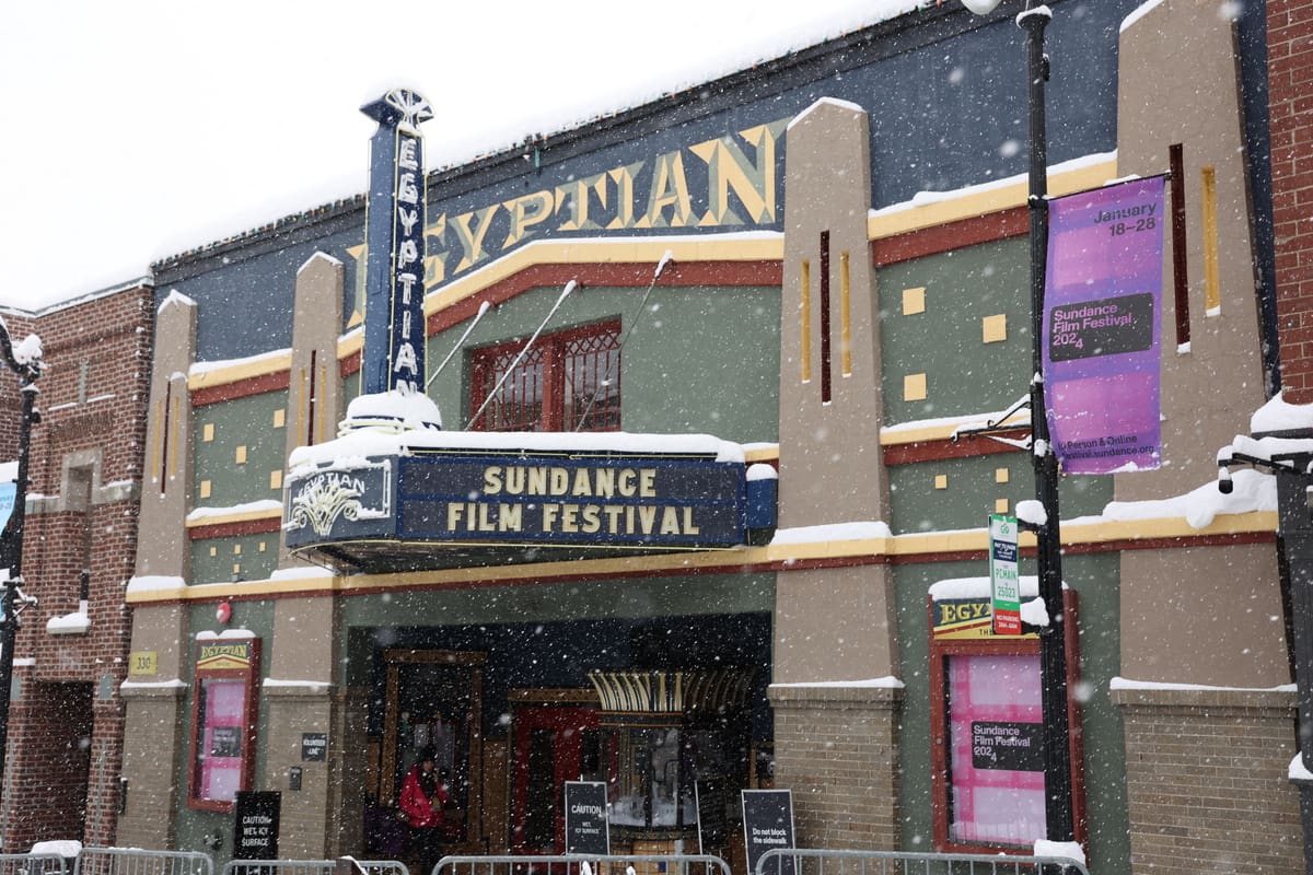 A view of Main Street during the 2023 Sundance Film Festival.