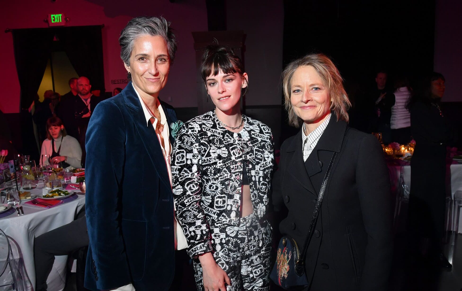 Alexandra Hedison, Kristen Stewart and Jodie Foster at the Opening Night Gala