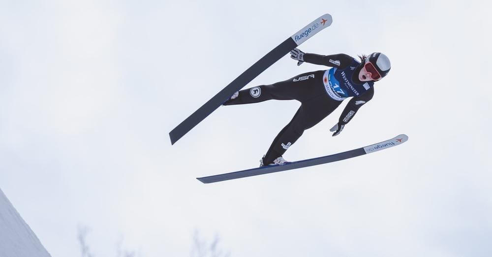 17-year-old Josie Johnson from Park City wins a silver medal in the Youth Olympic Games ski jumping event in Korea.