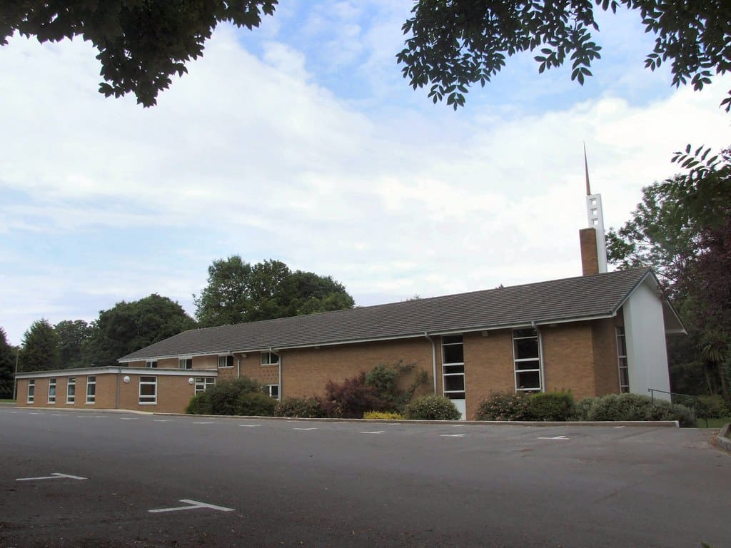 A Church of Jesus Christ of Latter-Day Saints meeting house.