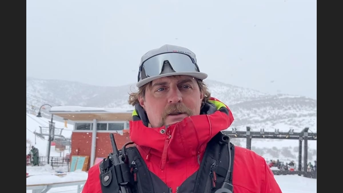 Andy VanHouten, Ski Patrol Director at Park City Mountain
