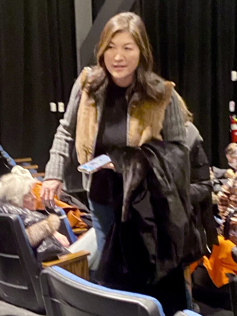 TV journalist JuJu Chang attends the film, Frida.