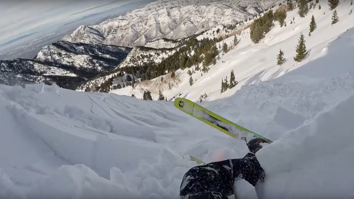 A skier in Davis Gulch triggered a 2-4'+ deep hard slab avalanche that failed on the December PWL of weak faceted snow. The skier was caught and carried but ok.