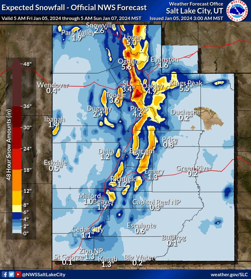 Winter s comeback Park City anticipates major snowfall over next