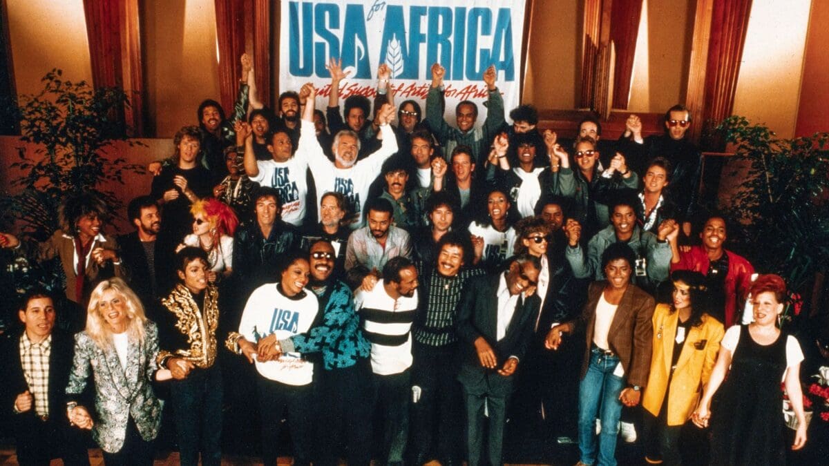 Los Angeles on January 28, 1984, the world's top musicians banded together to record "We Are the World."