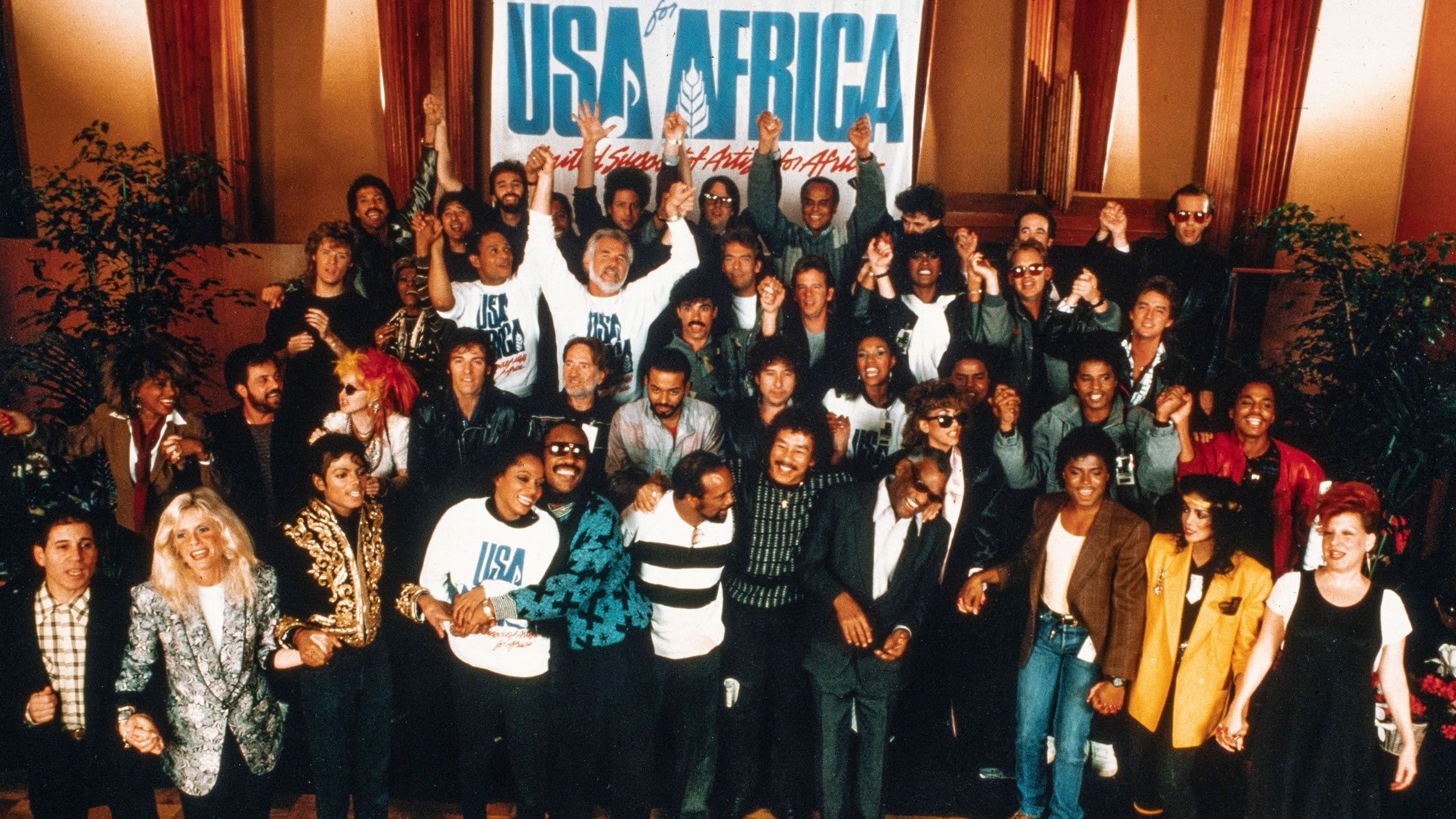 Los Angeles on January 28, 1984, the world's top musicians banded together to record "We Are the World."