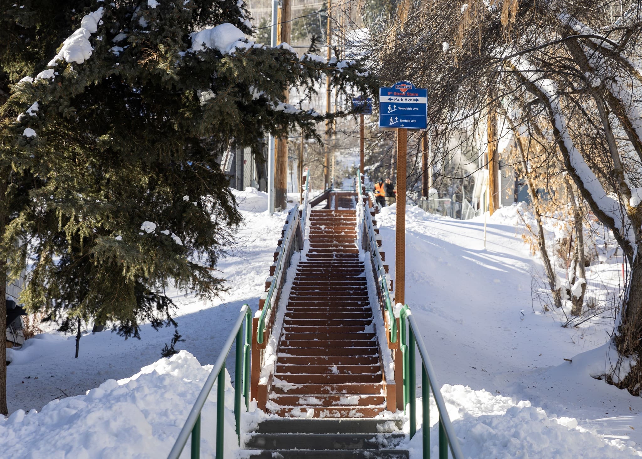 The 9th Street Stairs.