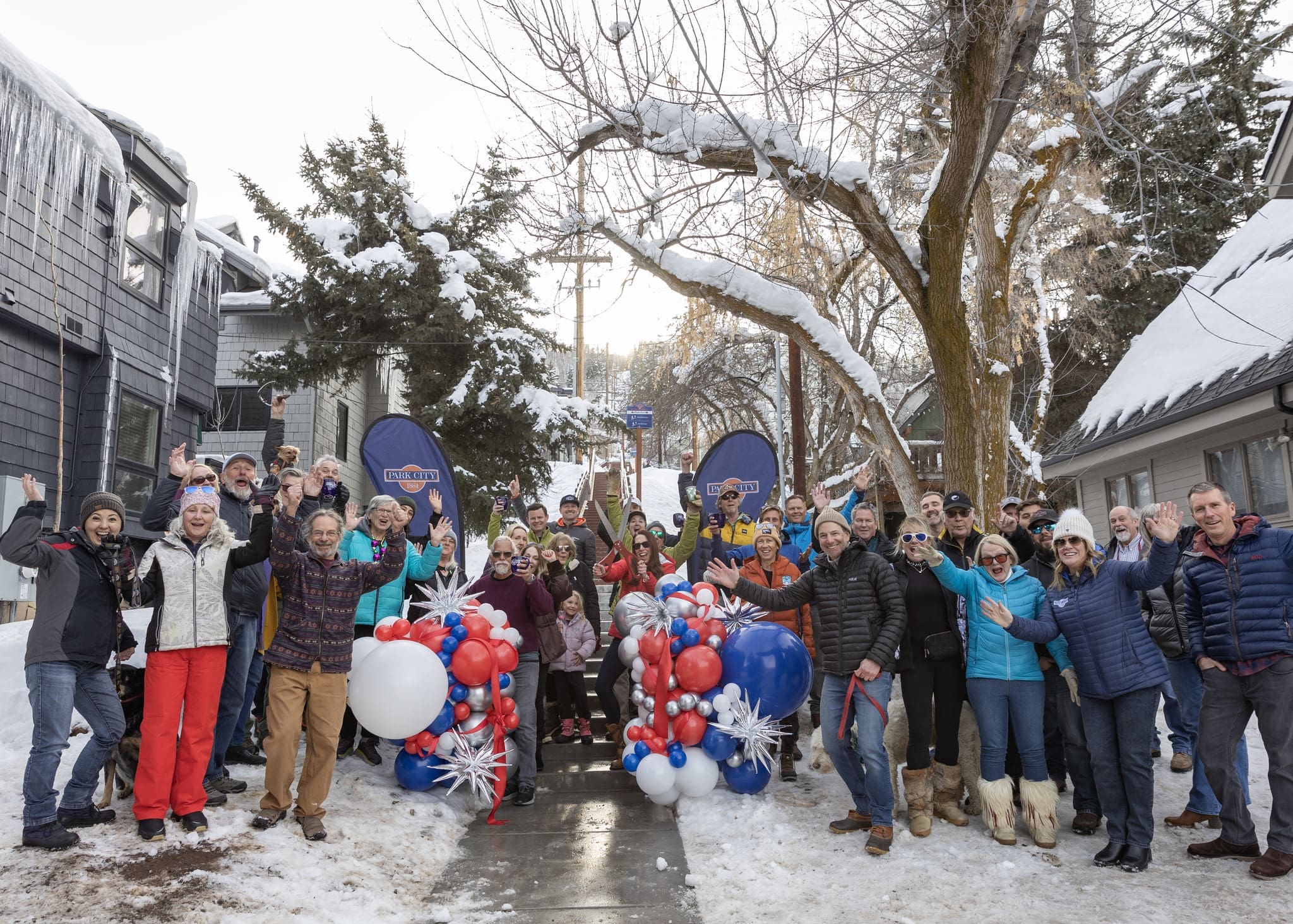 Park City celebrated the completion of the 9th and 10th Street stairs on Feb. 13, 2024.