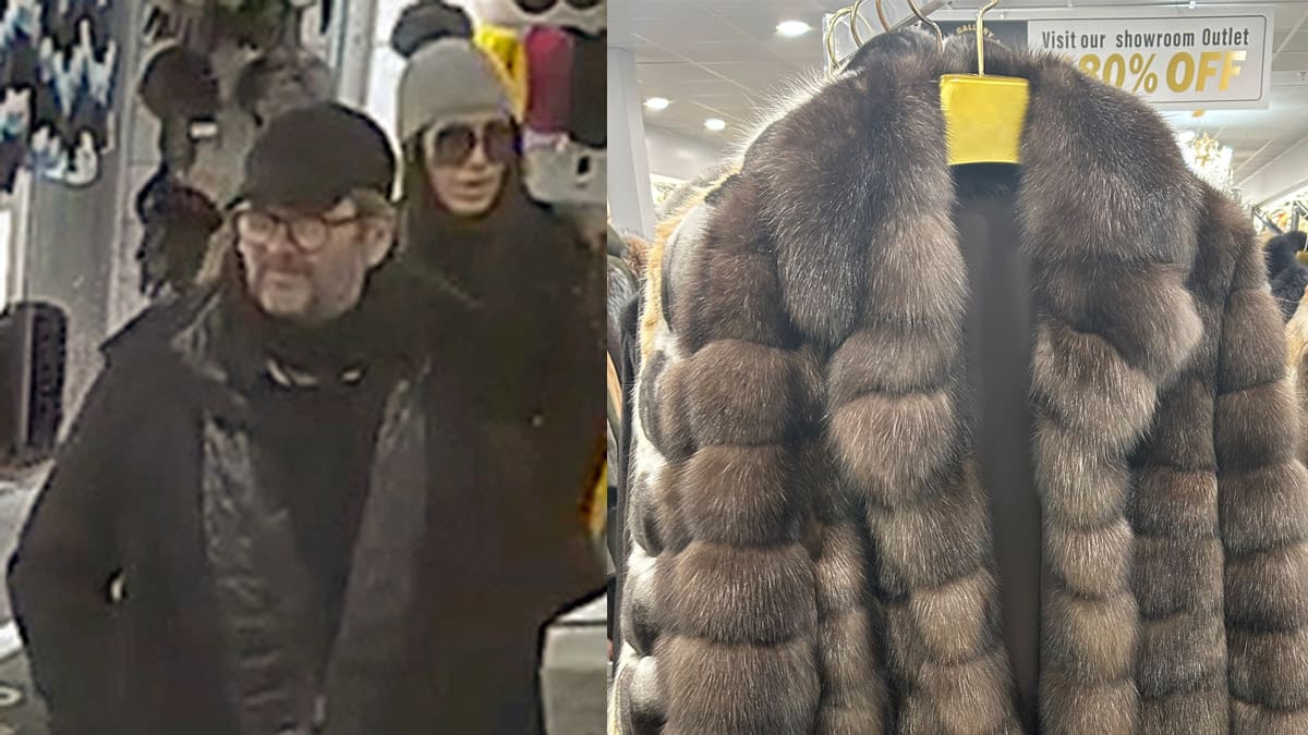 The Park City Police Department (PCPD) is asking the public for assistance in identifying two individuals suspected of stealing a Russian sable fur coat valued at $140,000