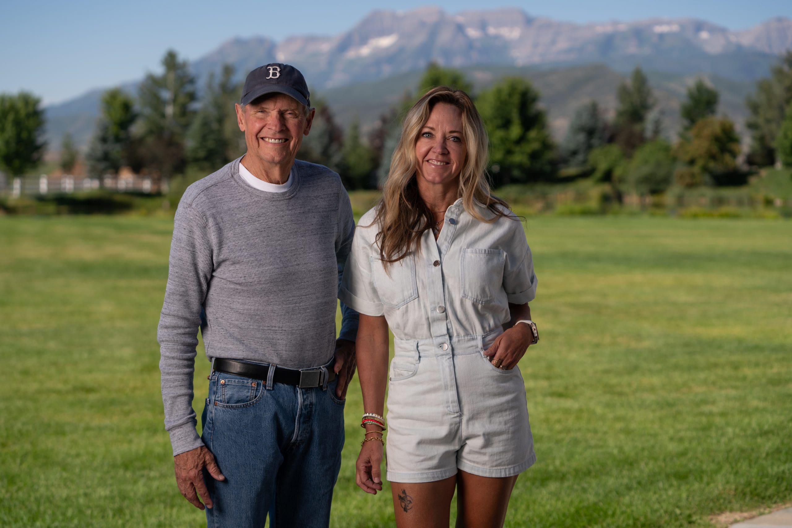 Father and daughter, Marsden and Katie Blanch.