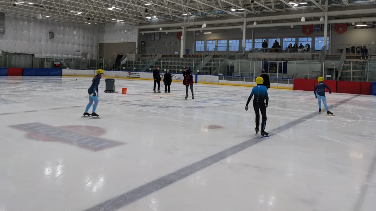 Speed Skating Club of Park City's Learn-to-Skate class at the Park City Ice Arena.