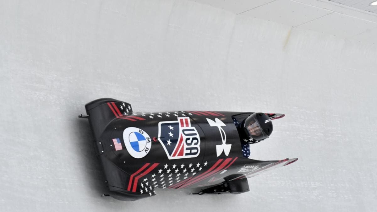 Bobsled World Cup in Lake Placid, March 2024-Monobob, Utah's Kaysha Love.