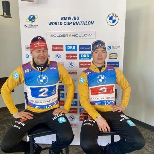 Germany, 3rd place biathlon World Cup mens relay