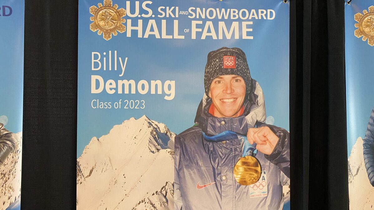 Billy Demong is inducted into the Hall of Fame on March 22, 2024.