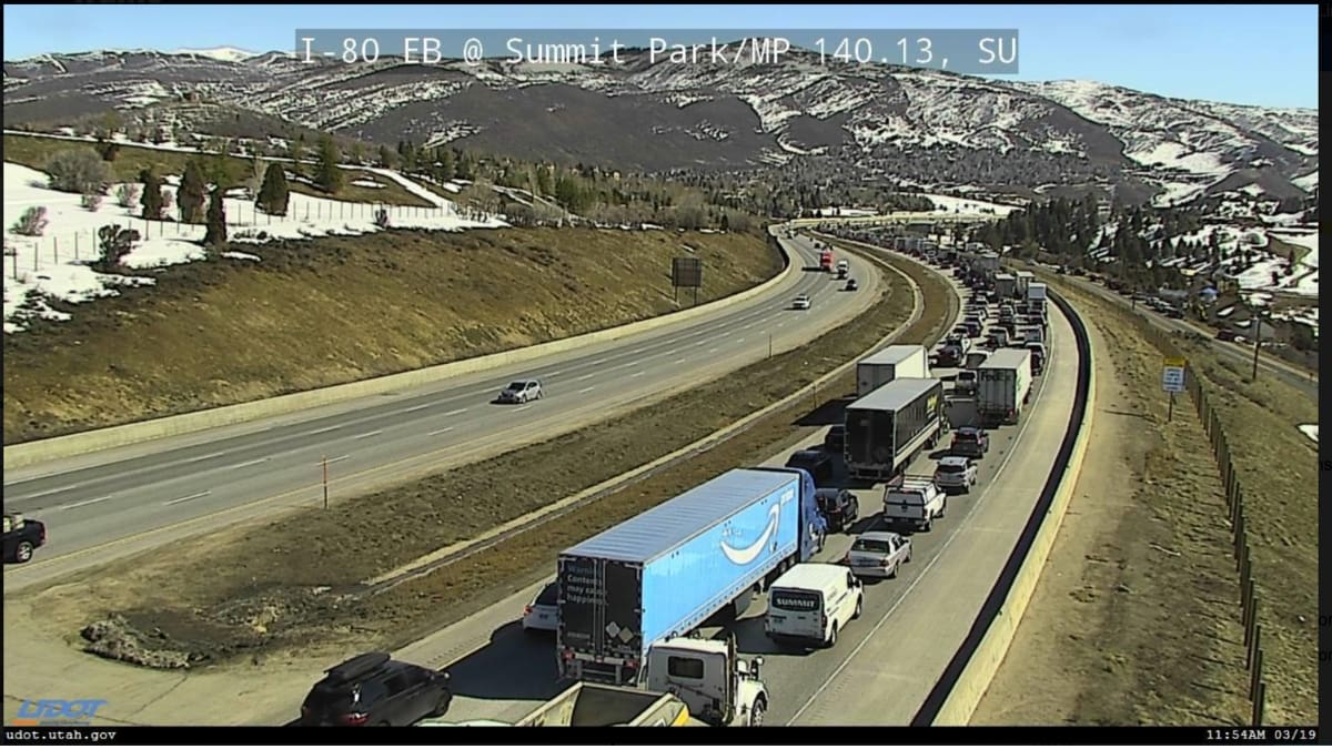 Drivers heading Eastbound on I-80 up Parley's Canyon should prepare for significant delays due to construction today.