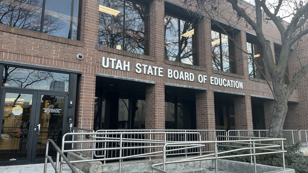 The Utah State Board of Education Building in Salt Lake City.