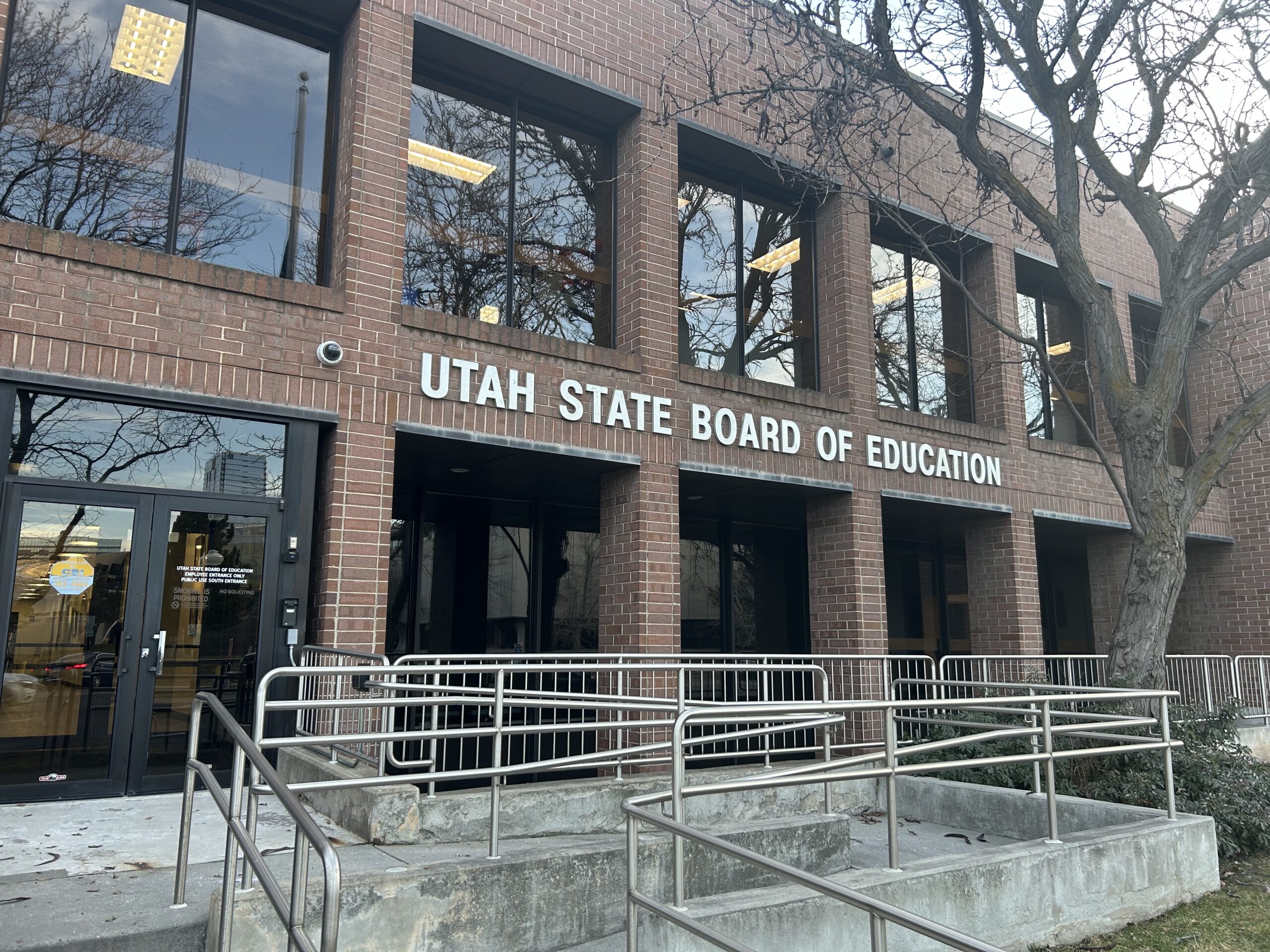 The Utah State Board of Education Building in Salt Lake City.