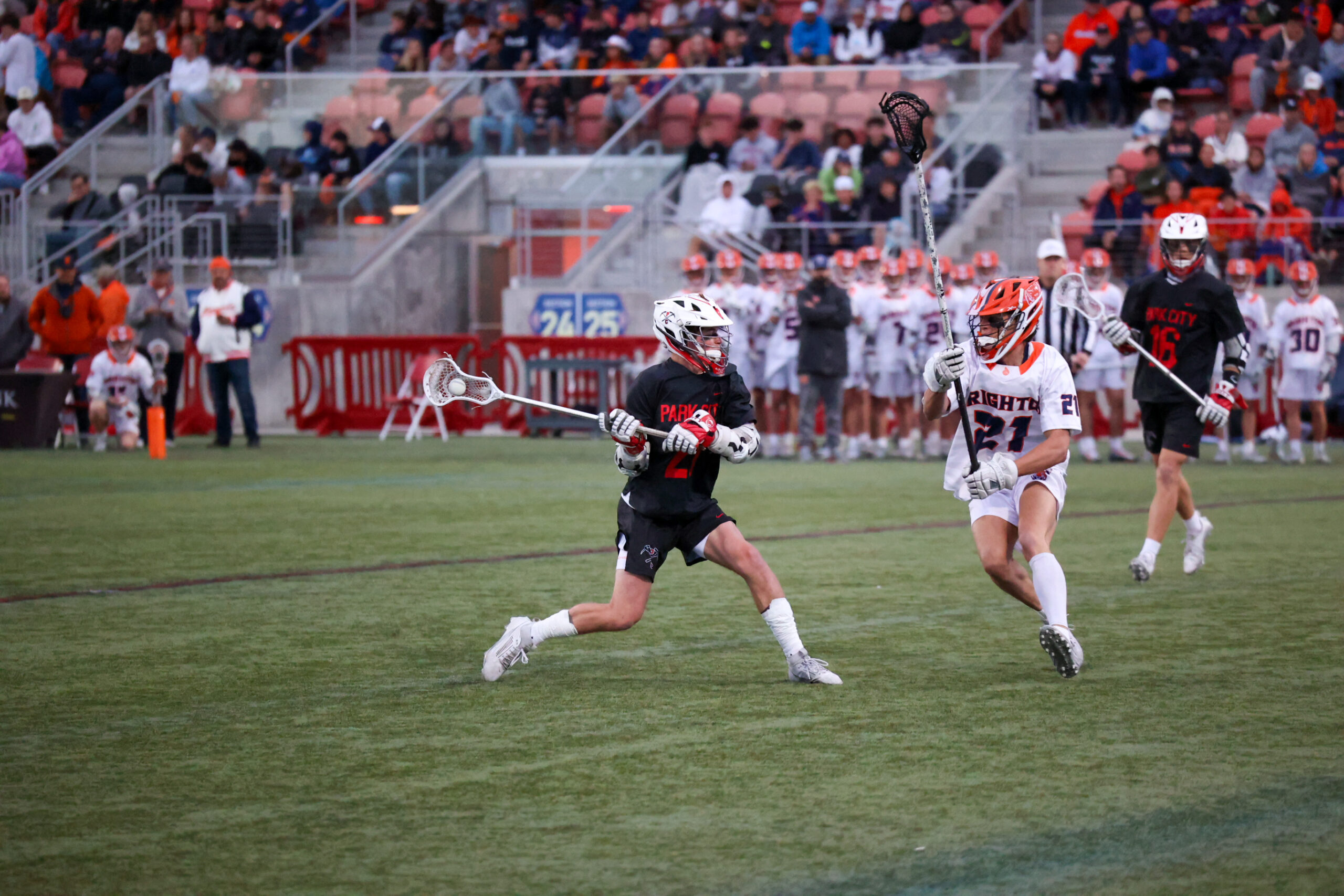 Park City Miners at the 2024 state championship game.