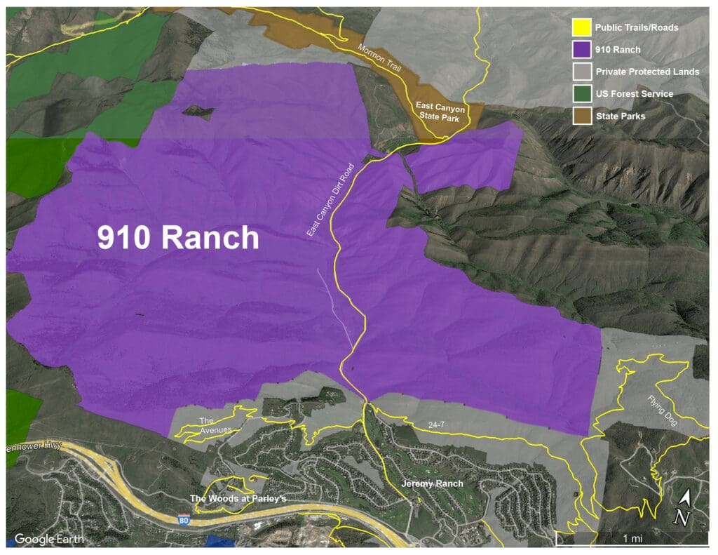 910 Ranch Map