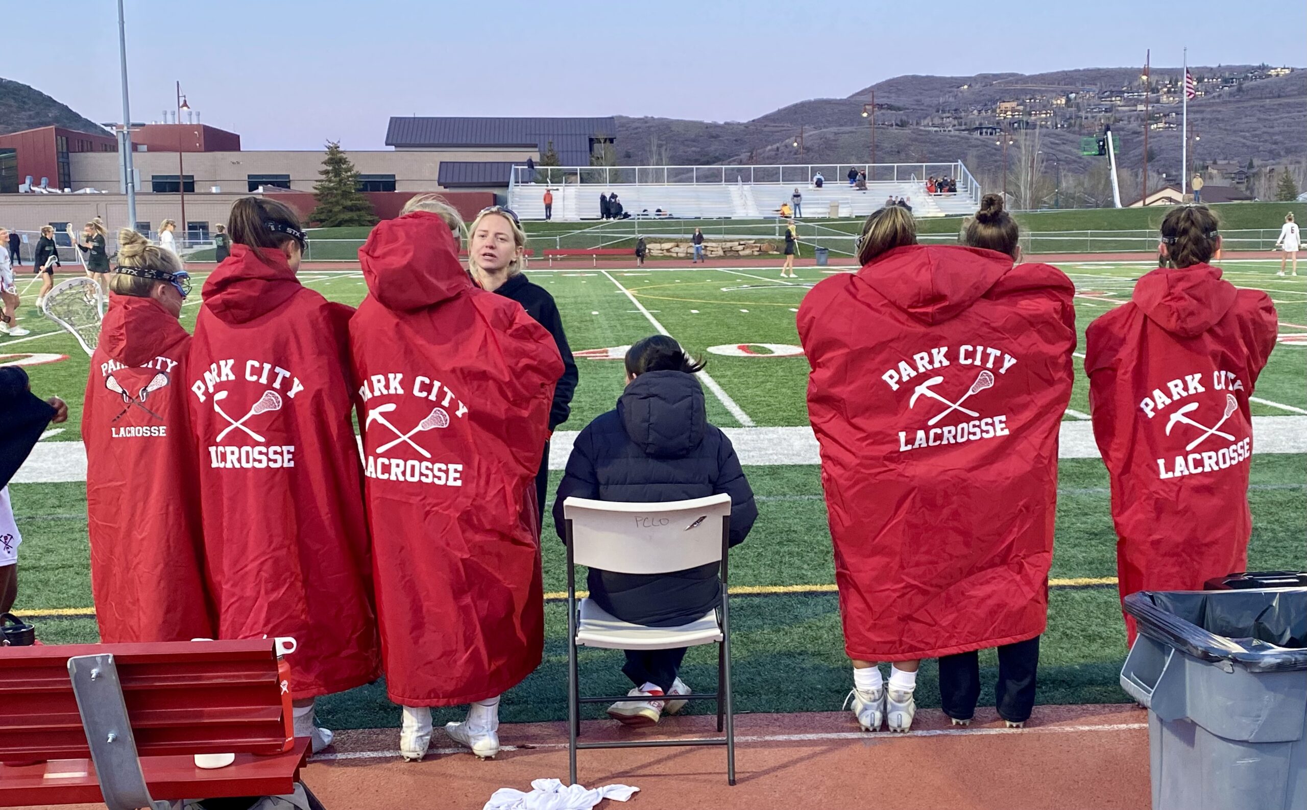 Miners girls lacrosse at Dozier Field.