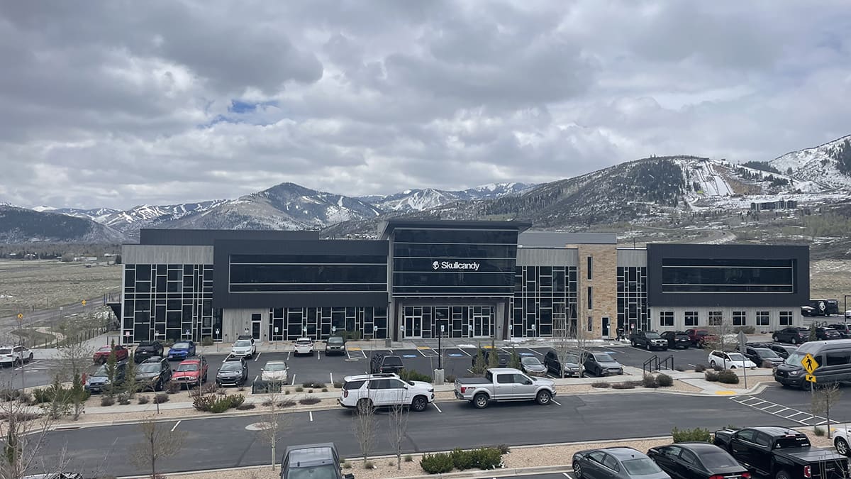 The Skullcandy building on the western side of Kimball Junction.