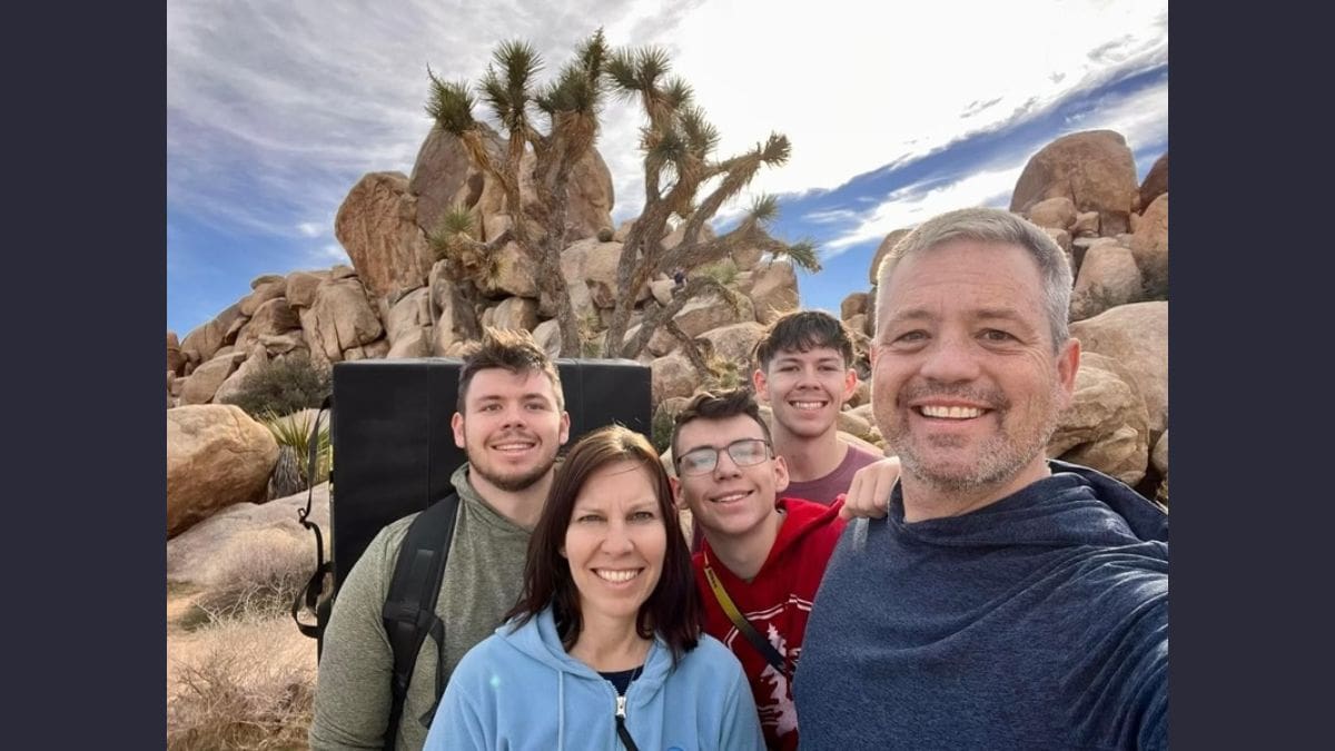 Steve Richardson and family.