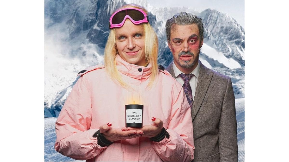 A promotional image for "Gwyneth Goes Skiing."