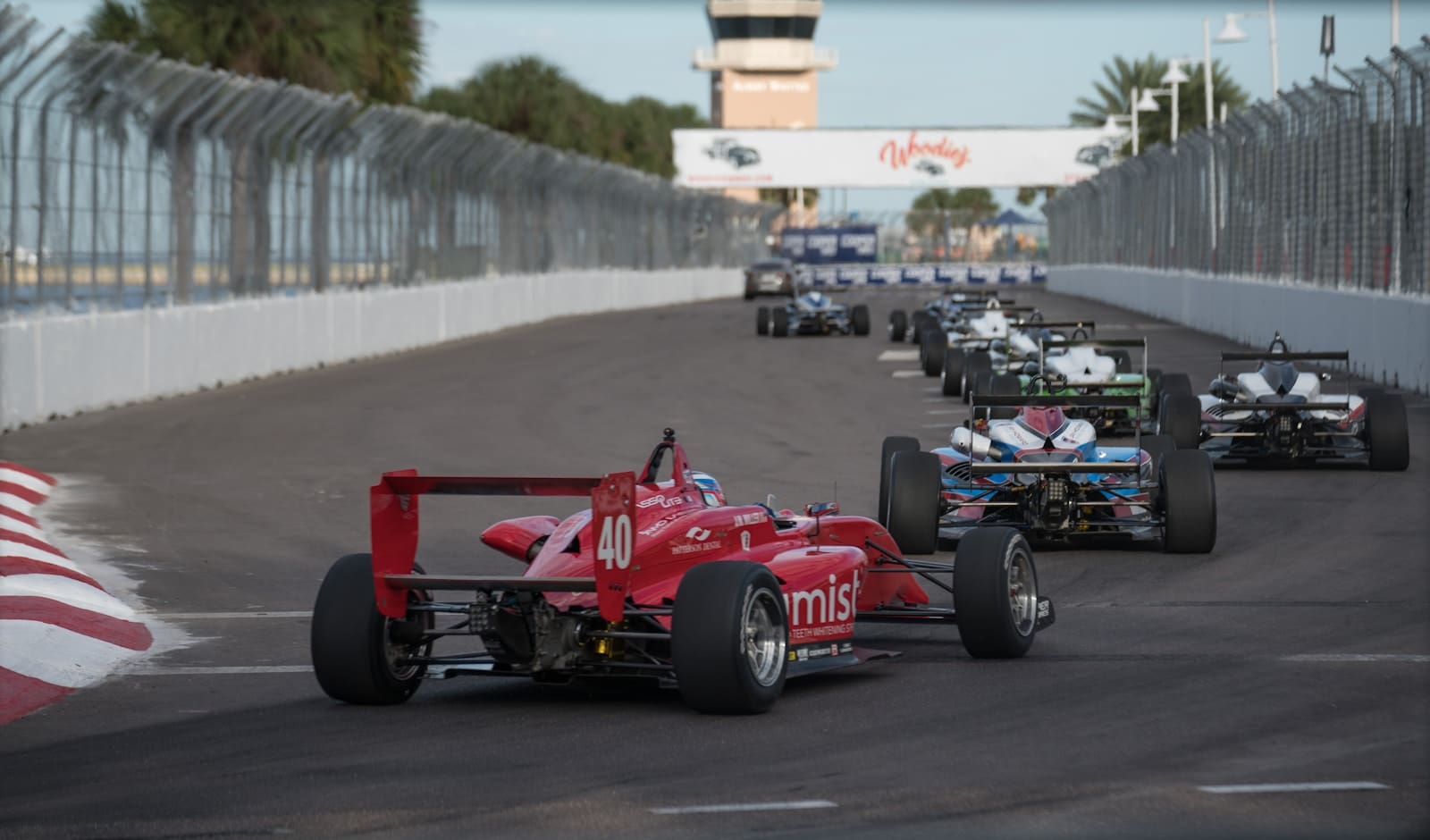 Lia Block from Park City races in the F1 Academy discipline at the Miami Grand Prix.