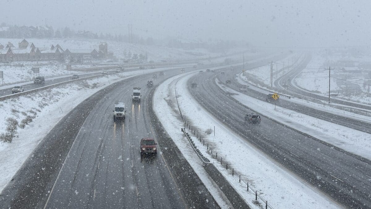 Winter snow storm impacts I-80 in Park City May 6, 2024