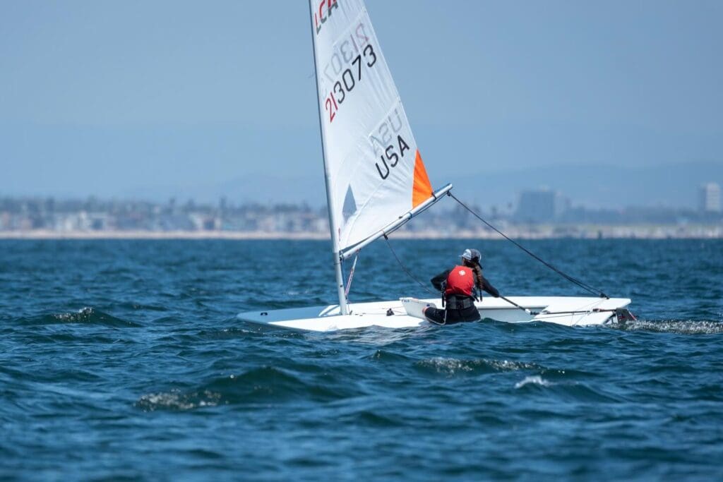 Park City Sailing Association athletes in regatta in Long Beach, CA.