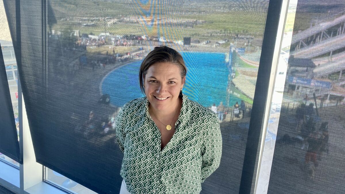 Catherine Rainey at the Utah Olympic Park, her role is changing.