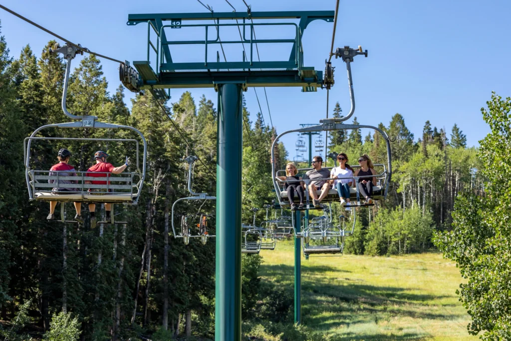 Scenic lift rides at Deer Valley.