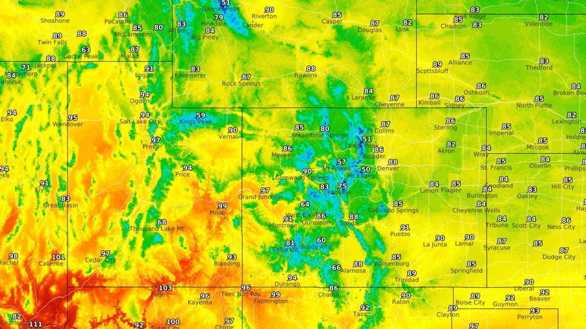 A heat wave will move into Utah, bringing temperatures 15 degrees above average.