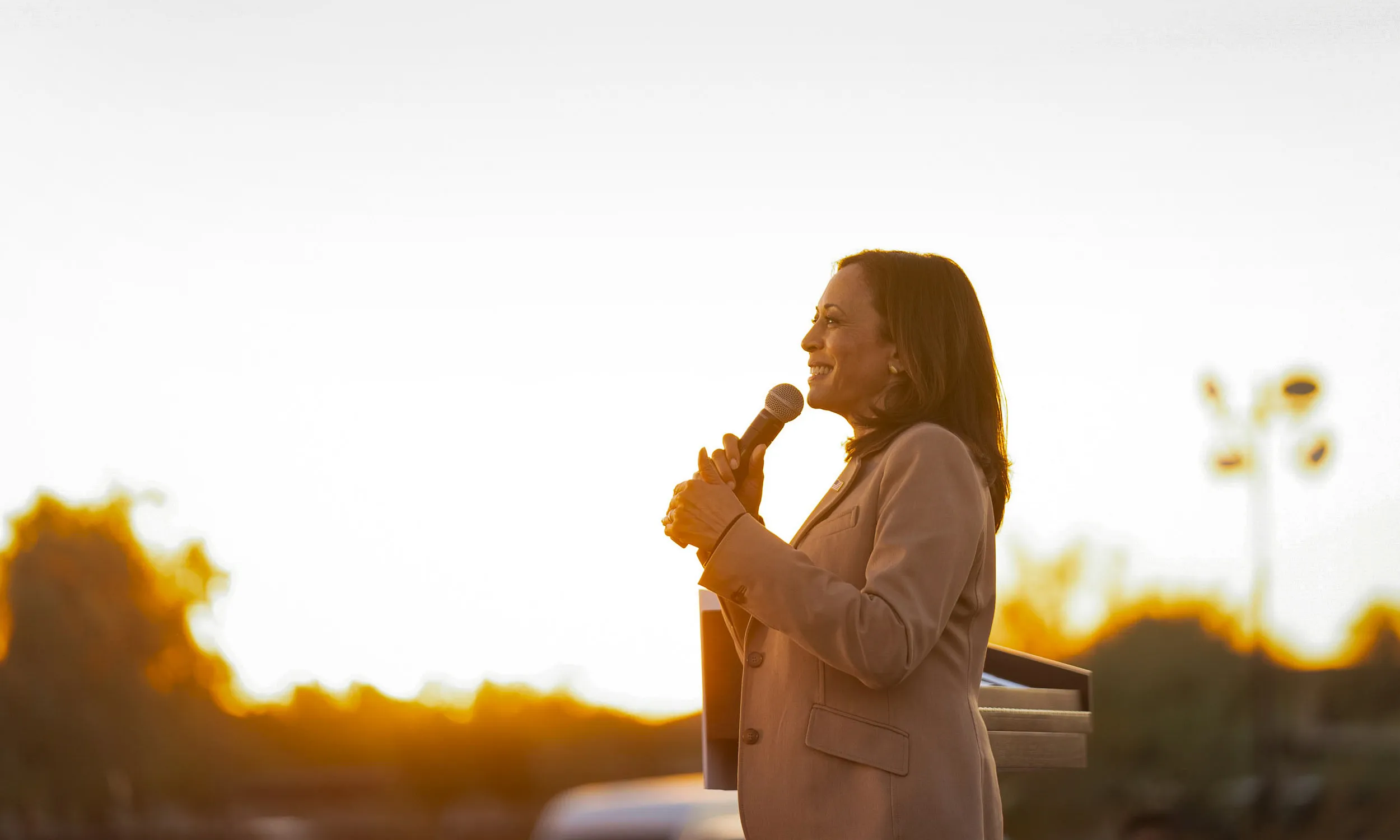 Vice President Kamala Harris speaking at an event.