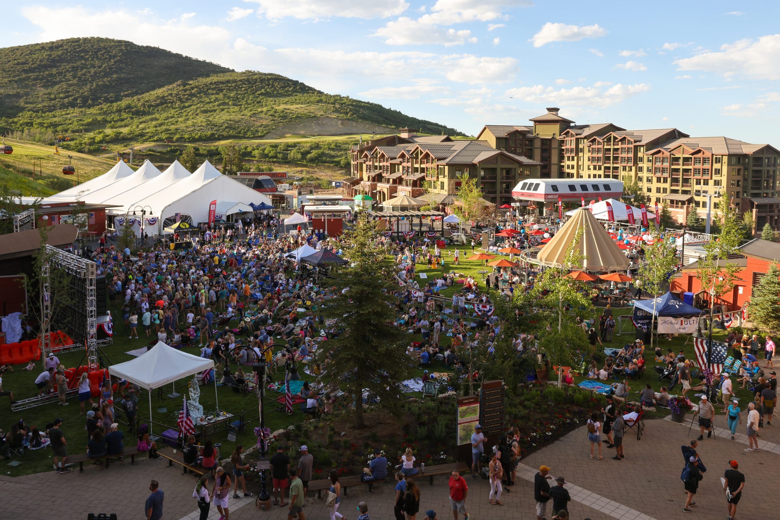 Don't miss three days of free music, fireworks and drone shows at Canyons Village, July 2-4.