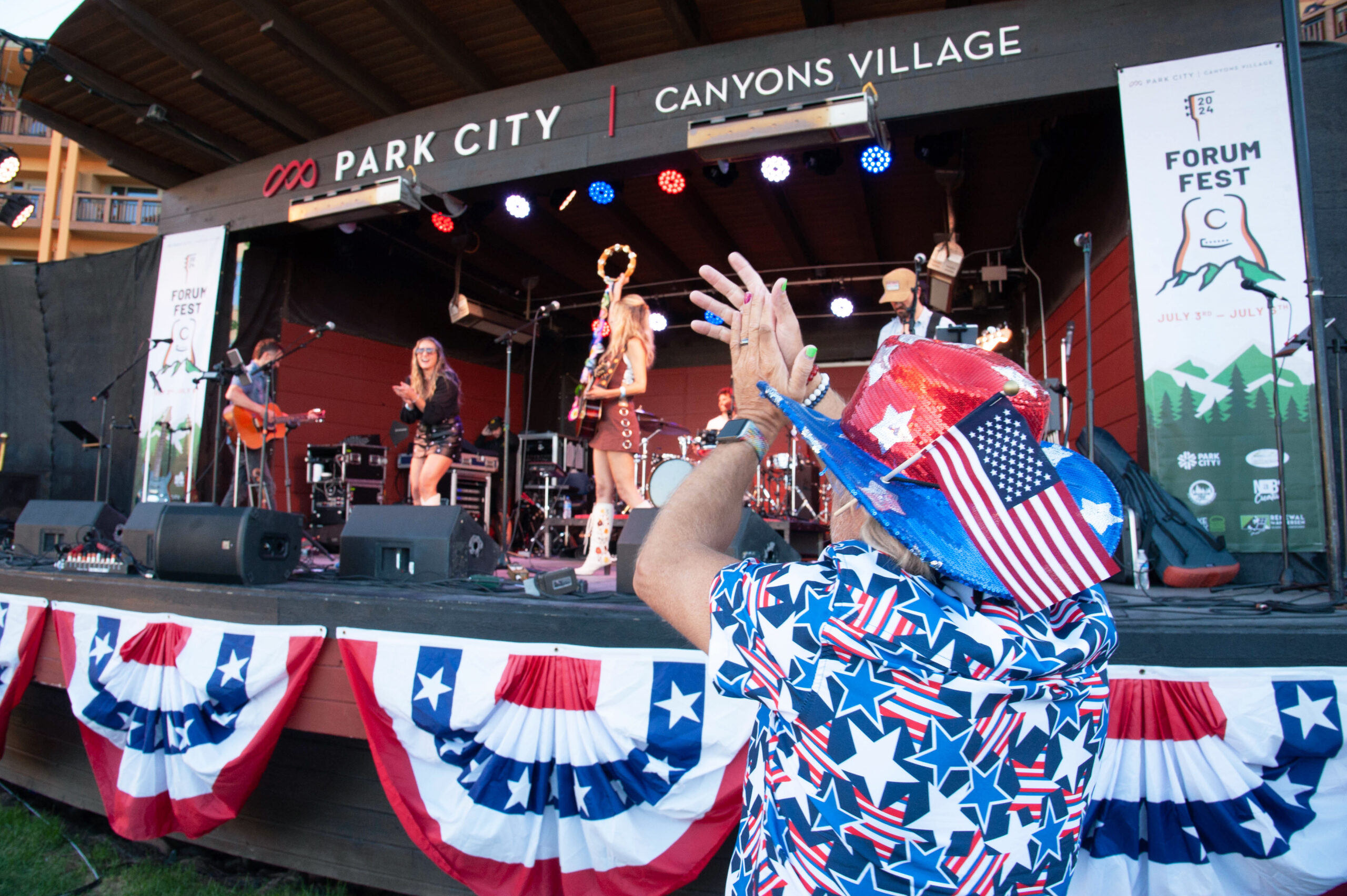 Six One Collective performs at Forum Fest on July 3, 2024.