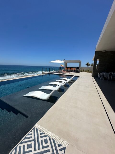 Beach front home on Playa Tortuga in East Cape, San Jose del Cabo, Mexico