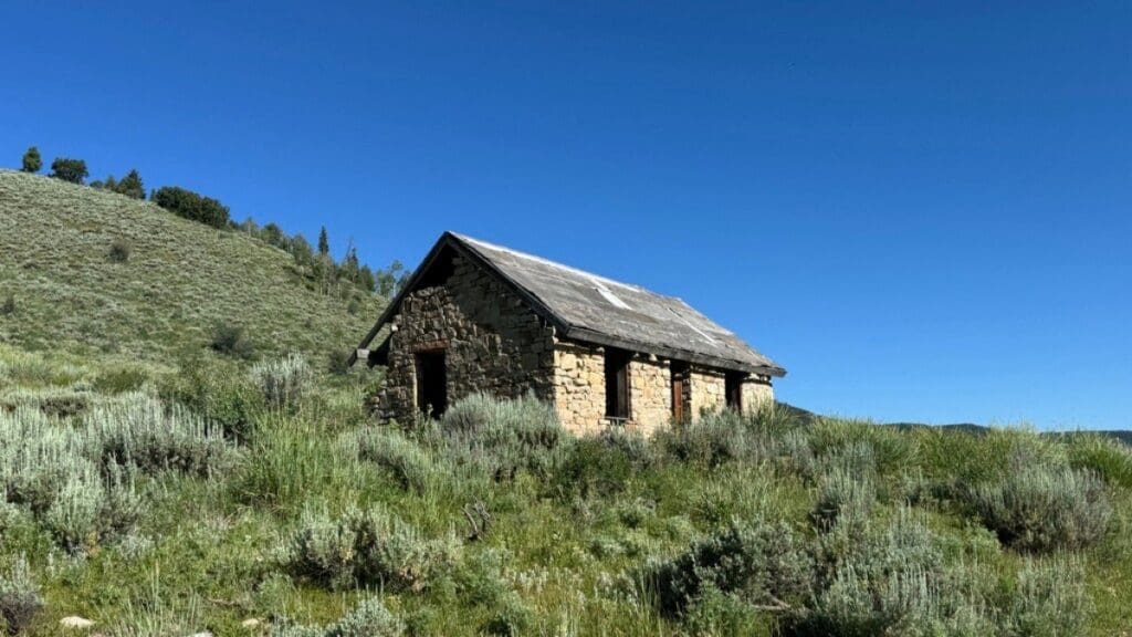 Stone Cabin Homestead House.