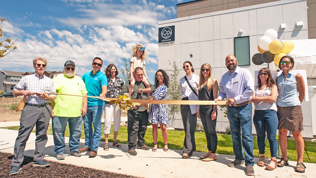 The Mineros affordable housing project in Silver Creek is opened with an official ribbon cutting ceremony on June 28, 2024.