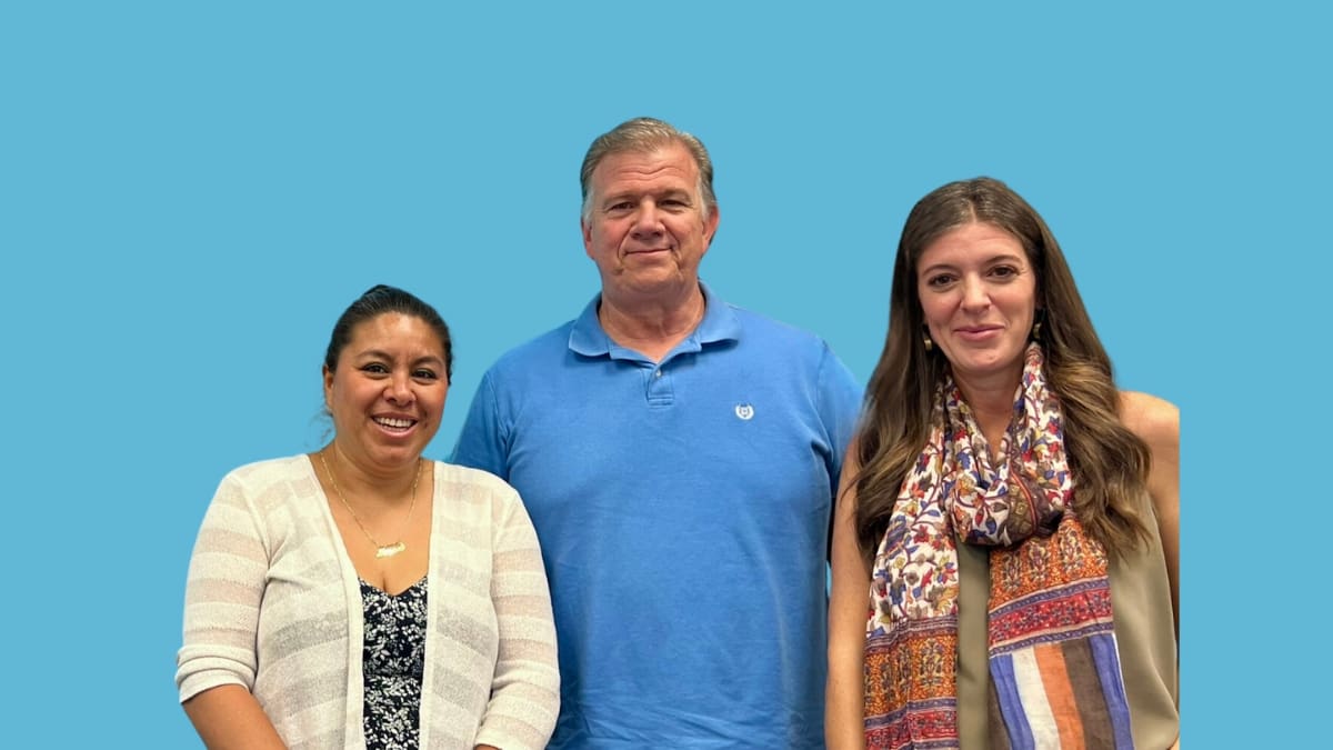 Pictured Left to Right: Administrative Assistant Mayra Cornejo, General Manager Gregory Brown, Marketing & Specialty Leasing Manager Abby Phillips.