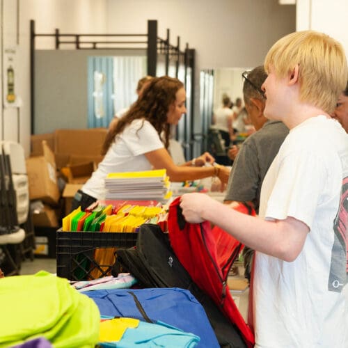 CCPC Back to School, supplies for school, at the outlets.