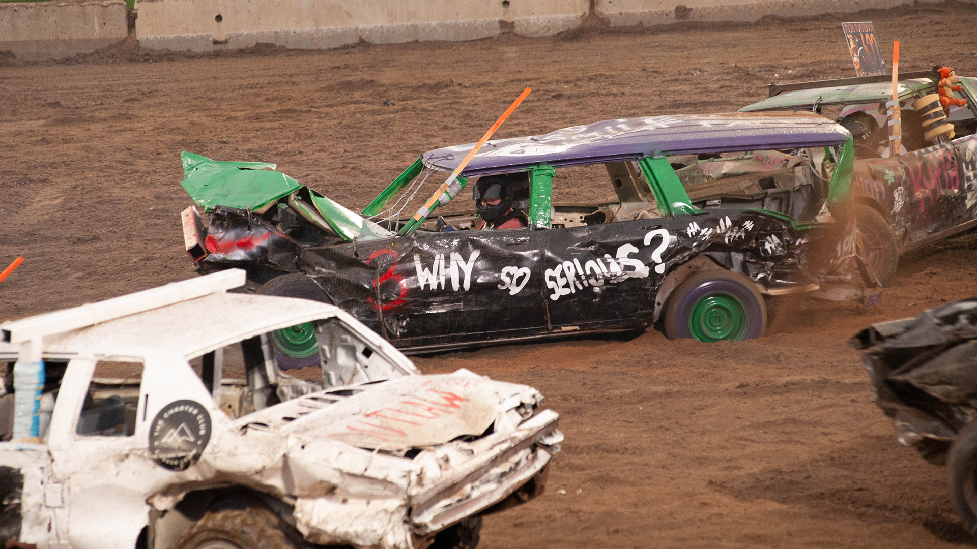 Demolition Derby Summit County Fair.