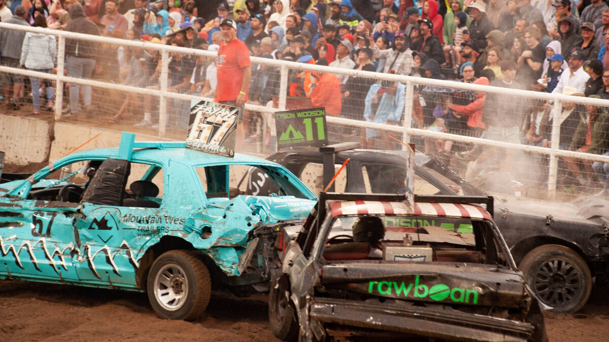 Demolition Derby Summit County Fair.