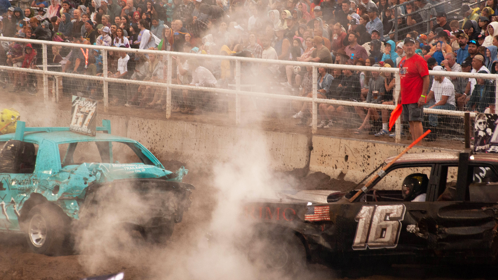 Demolition Derby Summit County Fair.