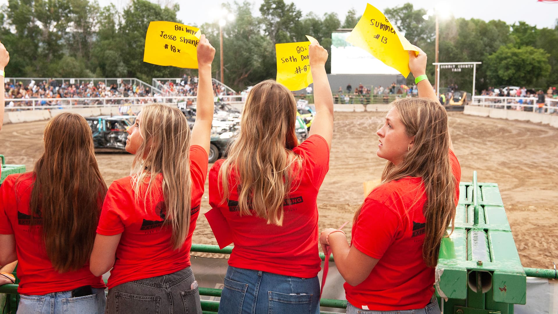 Demolition Derby Summit County Fair.