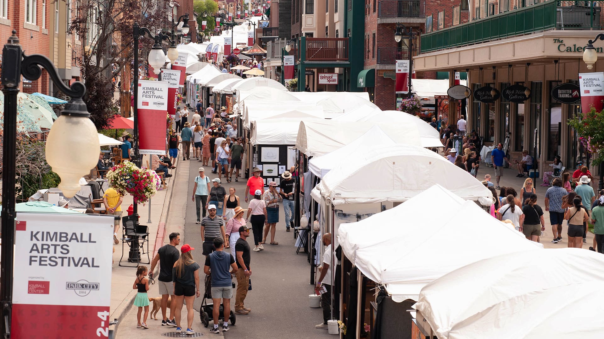 Festivalgoers browse artist booths along Historic Main Street during the Park City Kimball Arts Festival. This year’s event opens Friday with free admission for registered Summit County residents and homeowners.