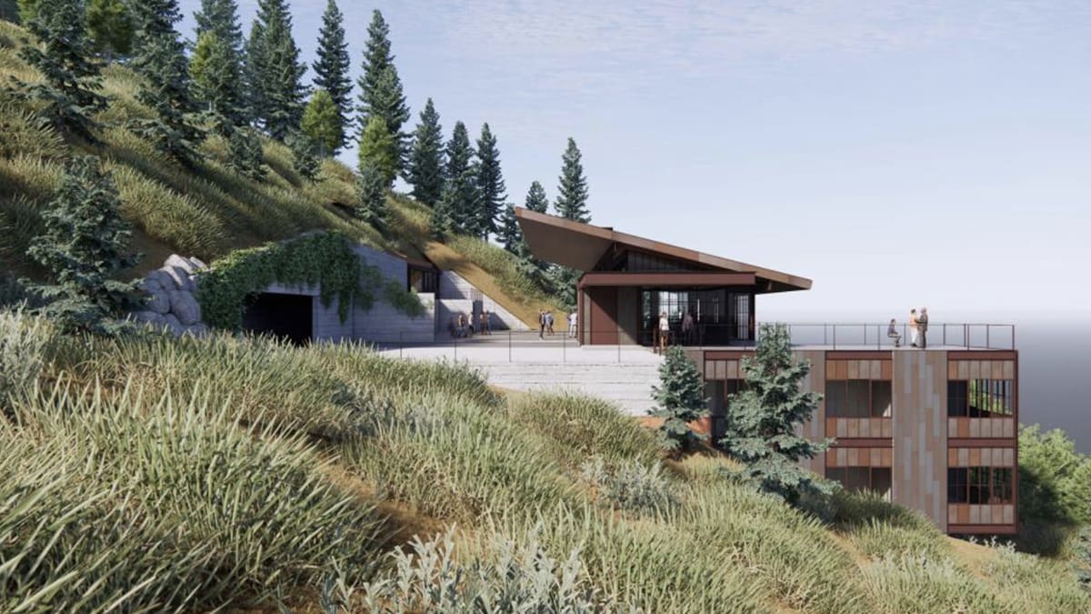 A rendering of the 10,000 square-foot home Park City approved to be built on Treasure Hill. The property's owner is Matthew Prince, owner of the Park Record.