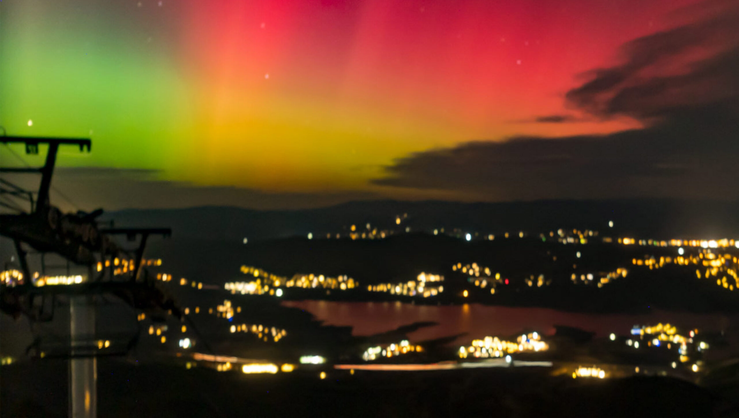 SNAPPED Perseid meteor shower collides with Northern lights above Park