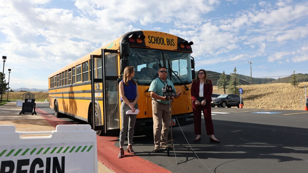 Kelly Watkins, EPA Region 8 Chief of Staff ; Mike Tanner, COO for Park City School District; Kim Shelley, UT DEQ Executive Director at JRES.